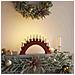 Arco di Candele di Natale con 10 Candele LED Rosso - Foto miniatura 2