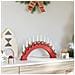 Arco di Candele di Natale con 10 Candele LED Rosso - Foto miniatura 3