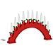Arco di Candele di Natale con 10 Candele LED Rosso - Foto miniatura 4