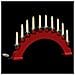 Arco di Candele di Natale con 10 Candele LED Rosso - Foto miniatura 5