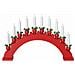 Arco di Candele di Natale con 10 Candele LED Rosso - Foto miniatura 6