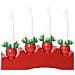 Arco di Candele di Natale con 10 Candele LED Rosso - Foto miniatura 9