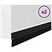 Spazzole per porte autoadesive 2 pcs Nero 100 cm - Foto miniatura 3