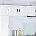 Pensile cucina Bianco Lucido 40 x 31 x 40 cm Legno multistrato - Foto miniatura 2