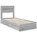 Letto con Contenitore con testiera Grigio Sonoma 75 x 190 cm - Foto miniatura 4