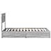 Letto con Contenitore con testiera Grigio Sonoma 75 x 190 cm - Foto miniatura 9