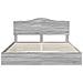 Letto con Contenitore con testiera Grigio Sonoma 200 x 200 cm - Foto miniatura 8