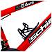 Mtb 24'' - Mountain Bike Da Uomo, Ruote 24'', Cambio 18 Velocità, Telaio Acciaio, Con Accessori - Colore Rosso - Foto miniatura 4