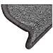Tappetini per scale 20 pz 56x17x3 cm Grigio scuro Semicircolari - Foto miniatura 6