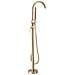 Rubinetto per vasca da bagno indipendente, Blackswan, tipo M51.1, modello oro opaco, misura 114 cm - Foto miniatura 1