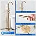 Rubinetto per vasca da bagno indipendente, Blackswan, tipo M51.1, modello oro opaco, misura 114 cm - Foto miniatura 2