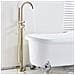 Rubinetto per vasca da bagno indipendente, Blackswan, tipo M51.1, modello oro opaco, misura 114 cm - Foto miniatura 3