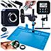 Set Microscopio Digitale Earth Pro Mcep-0.5x + Camera Orion Pro Kmop-hdmi-usbi + Tappetino Silicone 480x320mm - Alta Qualità Immagine, Resistenza Temperatura, Uso Professionale - Foto miniatura 1