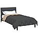 Piumone Completo Annuale Antracite e Talpa 220 x 135 cm - Foto miniatura 3