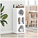 Credenza Bianco 40 x 35 x 100.5 cm Legno multistrato - Foto miniatura 2