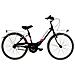 Bici Da Bambina Linea Venere Bimba Misura 24 Senza Cambio 1v Bicicletta Da Ragazza Ven24sc City Bike Completa Di Accessori - 35 Nero Opaco Fuxia - Foto miniatura 1