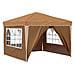 Tenda per feste a pop-up 288 x 288 x 245 cm Beige - Foto miniatura 1