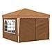 Tenda per feste a pop-up 288 x 288 x 245 cm Beige - Foto miniatura 5