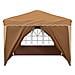 Tenda per feste a pop-up 288 x 288 x 245 cm Beige - Foto miniatura 7