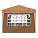 Tenda per feste a pop-up 288 x 288 x 245 cm Beige - Foto miniatura 8