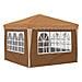 Tenda per feste a pop-up 288 x 288 x 245 cm Beige - Foto miniatura 9