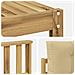 Set di divani da esterno con cuscino 10 pcs Bianco e Beige - Foto miniatura 6