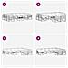 Set di divani da esterno con cuscino 10 pcs Bianco e Beige - Foto miniatura 7