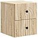 Mobiletto da notte a muro 2 pcs Rovere Sonoma 33 x 34,5 x 40 cm - Foto miniatura 3