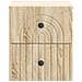 Mobiletto da notte a muro 2 pcs Rovere Sonoma 33 x 34,5 x 40 cm - Foto miniatura 5
