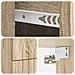 Mobiletto da notte a muro 2 pcs Rovere Sonoma 33 x 34,5 x 40 cm - Foto miniatura 8