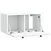 Mobile Porta TV da Muro Bianco 59,5 x 31 x 30 cm - Foto miniatura 5