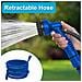 Tubo Acqua Giardino 50ft Tubo Estensibile Da Giardino Dotato Di Pistola Irrigazione 6 Modalità Di Spruzzo, Pompa Acqua Salvaspazio Leggera Resistente - Foto miniatura 3