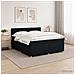 Letto box spring con materasso Nero 140 x 190 cm Tessuto - Foto miniatura 4