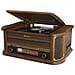 Hi-Fi Radio giradischi vinile cassette usb stereo vintage Bluetooth - Foto miniatura 1