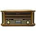 Hi-Fi Radio giradischi vinile cassette usb stereo vintage Bluetooth - Foto miniatura 2