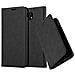 Custodia Compatibile Con Samsung Galaxy J7 2017 In Nero Di Notte - Coperchio Protettiva Con Chiusura Magnetica, Funzione Stand E Tasca Per Le Carte - Foto miniatura 1