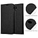 Custodia Compatibile Con Samsung Galaxy J7 2017 In Nero Di Notte - Coperchio Protettiva Con Chiusura Magnetica, Funzione Stand E Tasca Per Le Carte - Foto miniatura 5