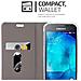 Custodia Compatibile Con Samsung Galaxy Xcover 3 In Grigio Chiaro Marrone - Coperchio Protettiva Con Chiusura Magnetica, Funzione Stand E Tasca Per Le Carte - Foto miniatura 6