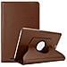 Custodia Tablet Per Samsung Galaxy Tab S2 (9.7"" Pollici) Sm-t815n / T813n / T819n In Bruno Fungo - Copertura Protettiva Senza Auto Wake Up Con Funzione Stand E Cerniera Elastico - Foto miniatura 1