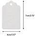 100 Pcs Regalo Di Nozze Di Carta Etichette 7cm 4cm Carta Bianca Tag Crafts Hang Etichette Con Juta Spago 30 Metri Di Lunghezza Per Decorazioni Di Natale - Foto miniatura 2
