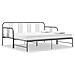 Telaio Divano Letto Estraibile Grigio In Metallo 90x200 Cm - Foto miniatura 3