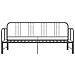 Telaio Divano Letto Estraibile Grigio In Metallo 90x200 Cm - Foto miniatura 4