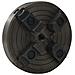 Mandrino Legno a 4 Griffe Connessione Acciaio Nero M18 150x63mm - Foto miniatura 3