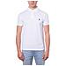 Polo Uomo Slim Fit In Piquè Blu - Foto miniatura 1