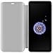Custodia Compatibile Con Samsung Galaxy S9 Plus In Agata Argento - Clear View Specchio Coperchio Protettivo Con Funzione Di Supporto Protezione A 360 Gradi - Foto miniatura 3
