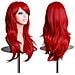 Wigs Parrucca Cosplay Riccia Ondulata Da 28 Pollici Con Cuffia E Pettine (rosso) - Foto miniatura 1