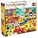 Puzzle Da Pavimento, Cantiere, 24 Pezzi - Puzzle Grande Per Bambini, Puzzle Da Costruzione Completato Misura 18 X 24 - A Unottima Idea Regalo Per Bambini Dai 3 Anni In Su - Foto miniatura 1