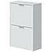Scarpiera Valdosta, Portascarpe Salvaspazio A 2 Ante, Scarpiera Da Ingresso, Armadio Scarpiera, 50x22h76 Cm, Bianco - Foto miniatura 2