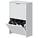 Scarpiera Valdosta, Portascarpe Salvaspazio A 2 Ante, Scarpiera Da Ingresso, Armadio Scarpiera, 50x22h76 Cm, Bianco - Foto miniatura 3