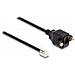 Cavo Rj10 Da Spina Rj10 A Presa Rj10 Per Installazione 30 Cm Nero - Foto miniatura 1